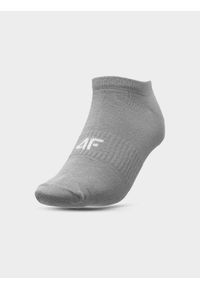 4f - Skarpetki casual przed kostkę (3-pack) męskie. Kolor: szary. Materiał: włókno, materiał, bawełna #2