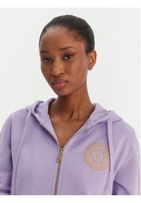 Versace Jeans Couture Bluza 80HAIT02 CF01T Fioletowy Regular Fit. Typ kołnierza: kołnierzyk włoski. Kolor: fioletowy. Materiał: bawełna #2