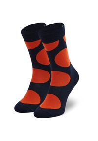 Happy-Socks - Happy Socks Skarpety Wysokie Męskie JUB01-6501 Granatowy. Kolor: niebieski. Materiał: materiał
