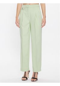 Selected Femme Spodnie materiałowe Doah 16088117 Zielony Regular Fit. Kolor: zielony. Materiał: syntetyk