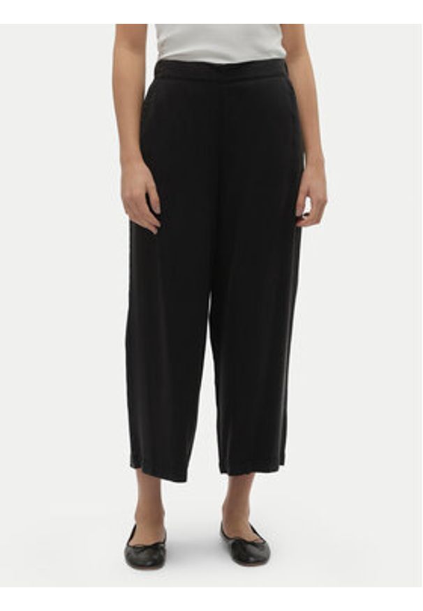 Vero Moda Kuloty Bree 10304861 Czarny Wide Leg. Kolor: czarny. Materiał: lyocell