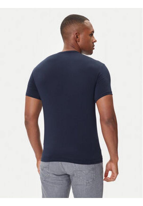 Emporio Armani Underwear Komplet t-shirtów EM001849 AF14131 MB143 Granatowy Fitted Fit. Kolor: niebieski. Materiał: bawełna