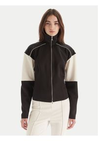 Patrizia Pepe Bluza 2M4508/A664-K103 Czarny Regular Fit. Kolor: czarny. Materiał: syntetyk #1