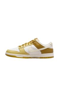 Buty Chłopak Nike Dunk Retro żółty. Okazja: na co dzień. Kolor: żółty. Materiał: syntetyk, tkanina, materiał. Sport: turystyka piesza