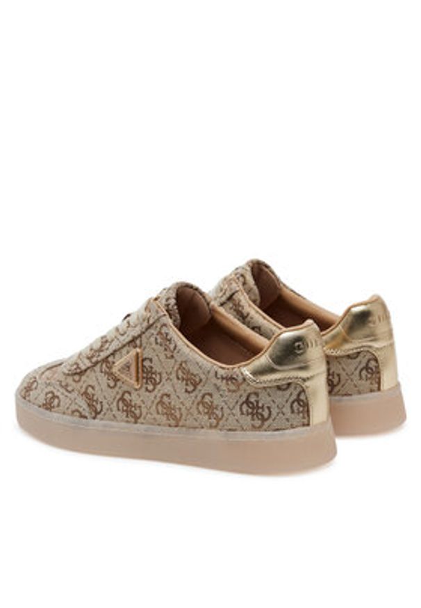 Guess Sneakersy FLJJZ2 FAL12 Złoty. Kolor: złoty. Materiał: materiał