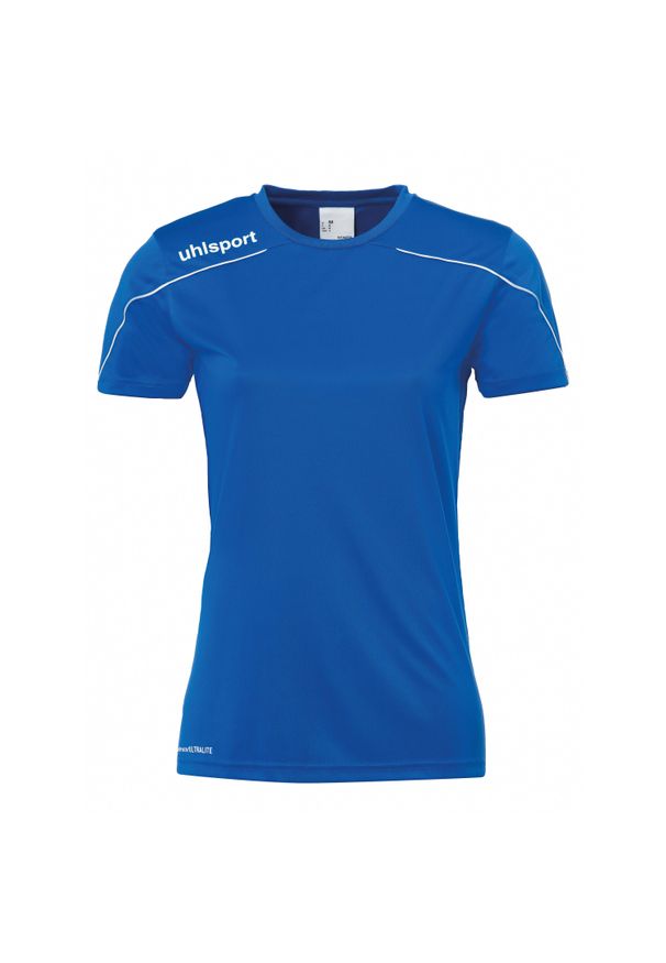 UHLSPORT - Koszulka Uhlsport Femme Stream 22. Kolor: niebieski, biały, wielokolorowy. Materiał: poliester. Sport: fitness, piłka nożna