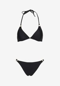 Renee - Czarne Bikini 2-Częściowe Majtki Figi i Biustonosz Wiązany na Plecach Calix. Kolor: czarny #6