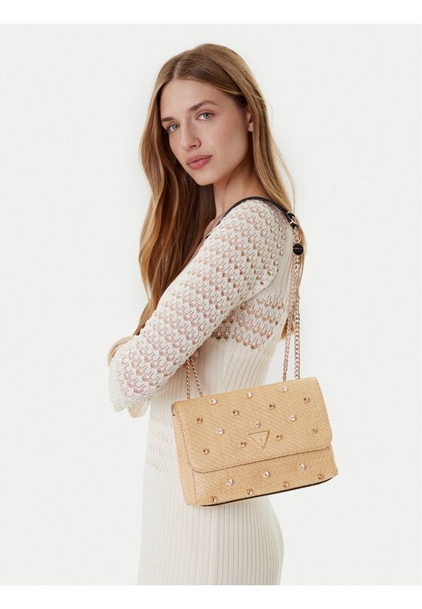 Guess Torebka Giully II HWWE96 73200 Beżowy. Kolor: beżowy
