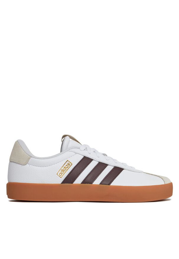 Adidas - adidas Buty VL Court 3.0 ID6288 Biały. Kolor: biały. Materiał: skóra