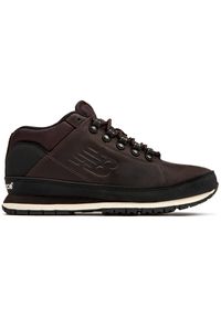 Buty zimowe męskie New Balance H754LLB - brązowe. Okazja: na co dzień. Kolor: brązowy. Materiał: skóra. Szerokość cholewki: normalna. Sezon: zima