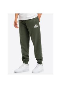Spodnie do biegania Lonsdale Pilsdon. Okazja: na co dzień. Kolor: zielony, biały, wielokolorowy. Materiał: dresówka. Styl: elegancki, casual #1