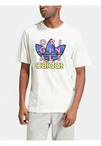 Adidas - adidas T-Shirt IS2911 Biały Regular Fit. Kolor: biały. Materiał: bawełna #6