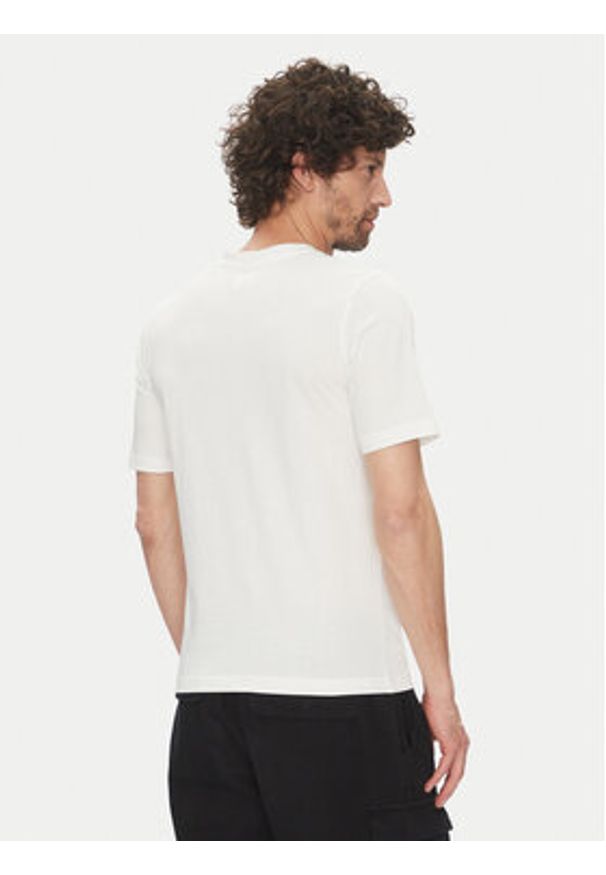 Kappa T-Shirt 351U8KW 001 Biały Regular Fit. Kolor: biały. Materiał: bawełna