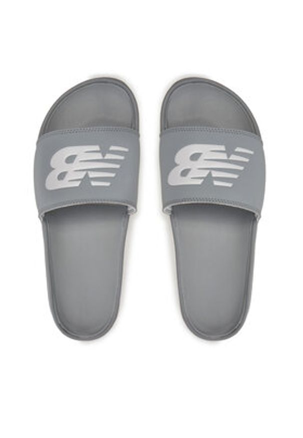 New Balance Klapki SUF200Q3 Szary. Kolor: szary