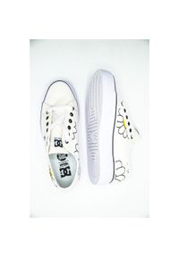 Trampki DC Shoes Manual Platform, Kobiety. Kolor: biały. Materiał: materiał. Obcas: na platformie. Sport: skateboard