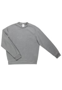 Bluza Champion Crewneck Sweatshirt 220283-ES072 - szara. Kolor: szary. Materiał: tkanina, poliester. Wzór: napisy. Styl: sportowy, klasyczny