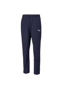 Spodnie męskie Puma teamRISE Sideline Pants. Kolor: niebieski. Sport: piłka nożna