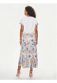 Liu Jo Sukienka codzienna MA4114 J7821 Biały Regular Fit. Okazja: na co dzień. Kolor: biały. Materiał: syntetyk. Typ sukienki: proste. Styl: casual