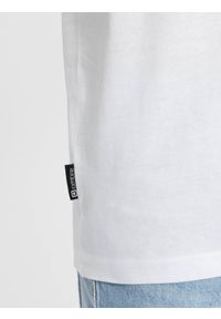 Ombre Clothing - T-shirt męski bawełniany z nadrukiem California - biały V1 OM-TSPT-0128 - XXL. Kolor: biały. Materiał: bawełna. Wzór: nadruk. Sezon: lato. Styl: klasyczny