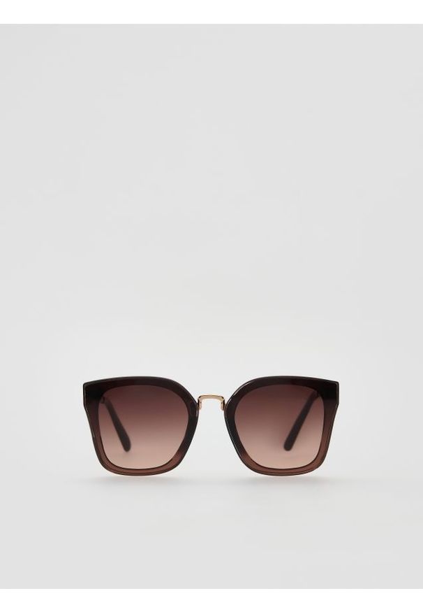Reserved - Okulary przeciwsłoneczne - ciemnobrązowy. Kolor: brązowy