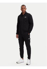 EA7 Emporio Armani Spodnie dresowe 8NPP68 PJVTZ 1200 Czarny Regular Fit. Kolor: czarny. Materiał: bawełna #4