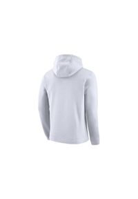 Nike - Bluza męska nike nba chicago bulls city edition logo pullover hoodie white. Kolor: biały. Sport: bieganie