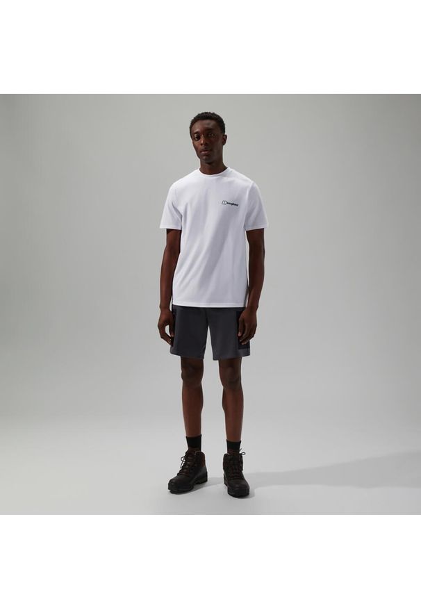 Koszulka z nadrukiem męska Berghaus Mtn Silhouette SS Tee. Kolor: biały. Wzór: nadruk
