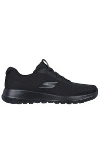 skechers - Buty Skechers Go Walk Flex 124661BBK - czarne. Okazja: na co dzień. Zapięcie: sznurówki. Kolor: czarny. Materiał: syntetyk. Szerokość cholewki: normalna. Wzór: aplikacja. Model: Skechers Sport #1