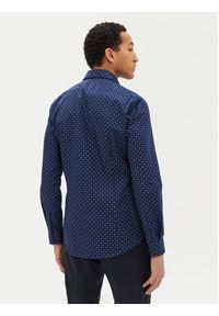 Calvin Klein Koszula K10K114313 Granatowy Slim Fit. Kolor: niebieski. Materiał: bawełna #3