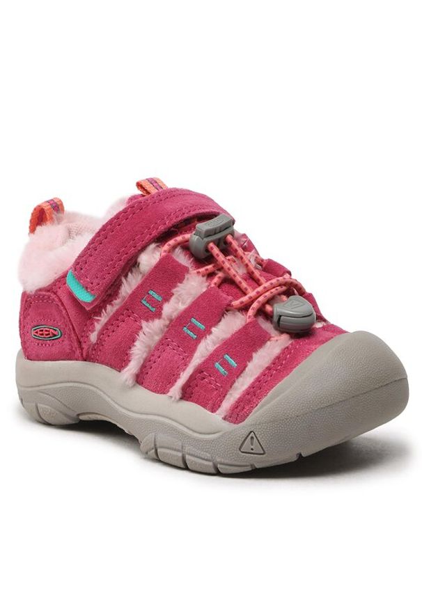 keen - Keen Półbuty Newport Shoe 1026629 Różowy. Kolor: różowy. Materiał: zamsz, skóra