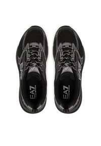 EA7 Emporio Armani Sneakersy X8X249 XK446 N543 Czarny. Kolor: czarny. Materiał: skóra #3