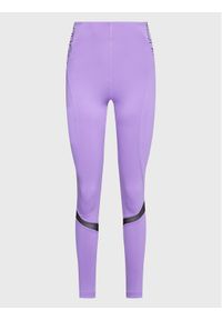 NEBBIA Legginsy 44314 Fioletowy Slim Fit. Kolor: fioletowy. Materiał: syntetyk #1