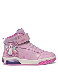 Sneakersy Geox. Kolor: różowy