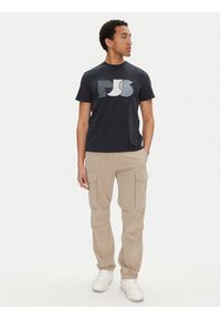 Parajumpers T-Shirt Leland 25SMPMTSGT09 Granatowy Regular Fit. Kolor: niebieski. Materiał: bawełna #3