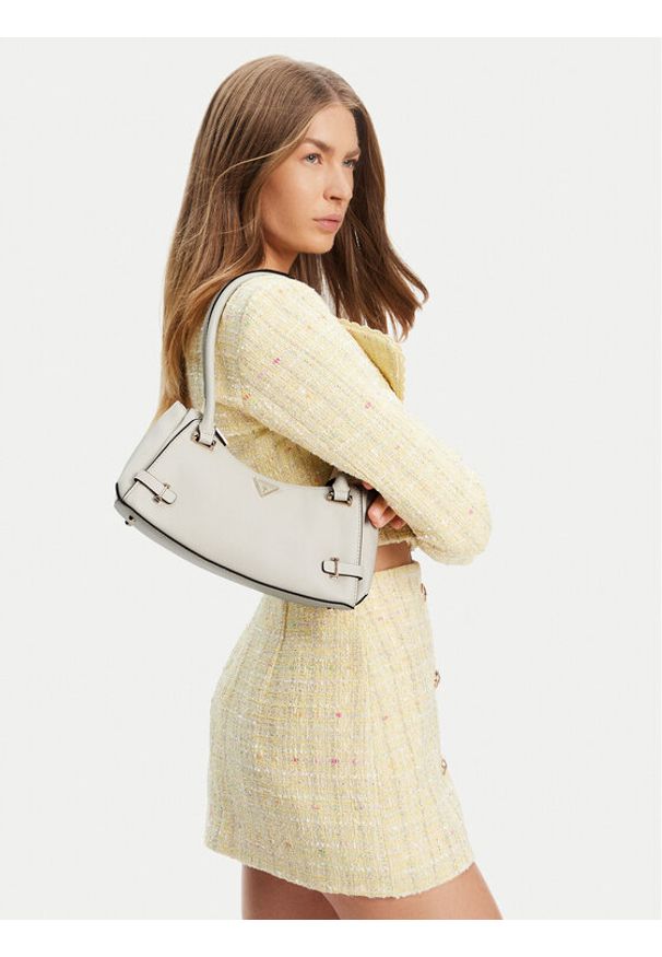 Guess Torebka Rosalba HWZG96 57170 Biały. Kolor: biały. Materiał: skórzane