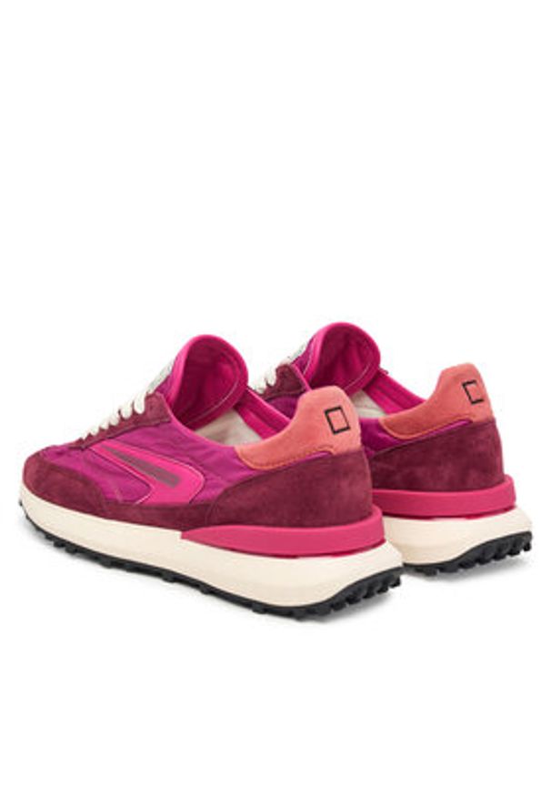 D.A.T.E. Sneakersy Athleta W441-AT-NY Różowy. Kolor: różowy. Materiał: zamsz, skóra