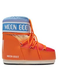 Śniegowce Moon Boot. Kolor: pomarańczowy