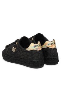 Replay - REPLAY Espadryle GWF22 .000.C0098T Czarny. Kolor: czarny. Materiał: materiał #5