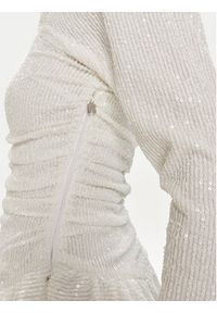 ROTATE Sukienka koktajlowa 112162857 Écru Regular Fit. Materiał: syntetyk. Styl: wizytowy #2