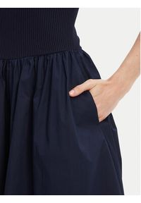 STAUD Sukienka codzienna Laroquette R25S2252PM Granatowy Regular Fit. Okazja: na co dzień. Kolor: niebieski. Materiał: bawełna. Typ sukienki: proste. Styl: casual #3