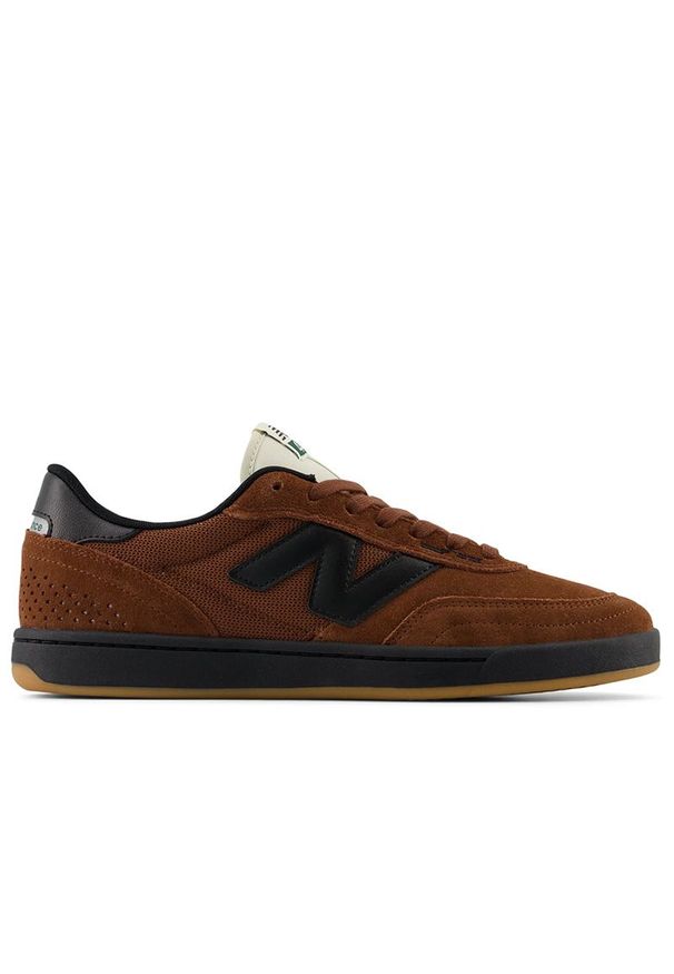 Buty New Balance Numeric NM440TNT - brązowe. Okazja: na co dzień. Kolor: brązowy. Materiał: skóra, guma, materiał. Szerokość cholewki: normalna. Sport: skateboard