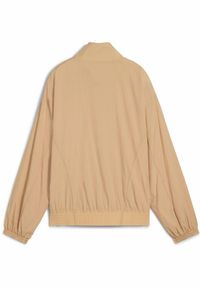 Puma - Damska kurta Style PUMA Warm Beige Brown. Typ kołnierza: kołnierzyk stójkowy. Kolor: wielokolorowy, beżowy, brązowy. Materiał: guma. Wzór: nadruk
