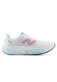 Buty męskie New Balance FuelCell Rebel v5 MFCX1WY – białe. Kolor: szary. Materiał: materiał, syntetyk, guma. Szerokość cholewki: normalna. Wzór: geometria. Sport: fitness, bieganie #1