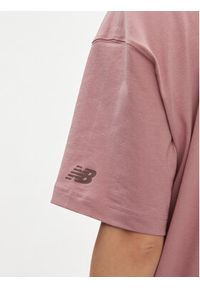 New Balance T-Shirt WT41519 Różowy Oversize. Kolor: różowy. Materiał: bawełna #3