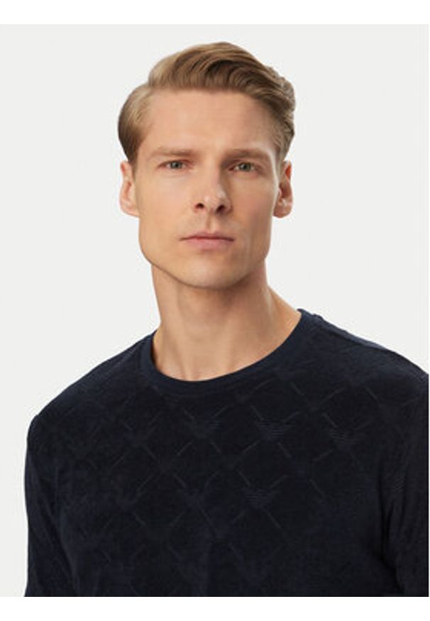 Emporio Armani T-Shirt EM000692 AF20449 FB058 Zielony Regular Fit. Kolor: zielony. Materiał: bawełna