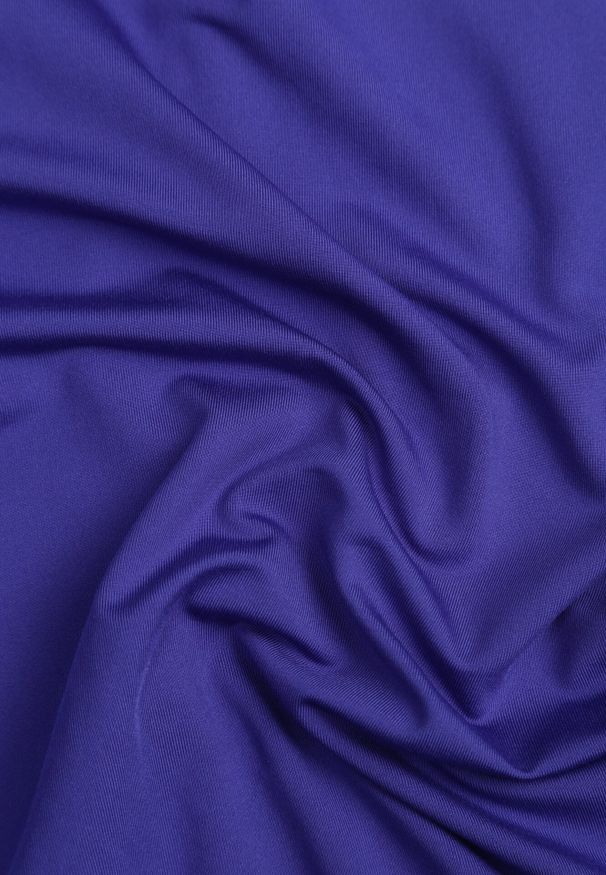 Born2be - Granatowa Sukienka Matthias. Kolor: niebieski. Materiał: dzianina. Długość rękawa: na ramiączkach. Wzór: gładki. Typ sukienki: kopertowe. Styl: wizytowy, klasyczny, elegancki. Długość: midi