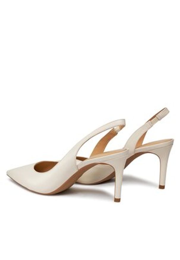 MICHAEL Michael Kors Sandały Alina Flex Sling Pump 40R4HNMP1L Écru. Materiał: skóra