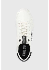 Big-Star - Big Star sneakersy kolor biały. Nosek buta: okrągły. Zapięcie: sznurówki. Kolor: biały. Materiał: guma #3