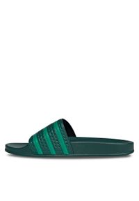 Adidas - Klapki adidas Adilette Slides FZ6455 Zielony. Kolor: zielony. Materiał: syntetyk