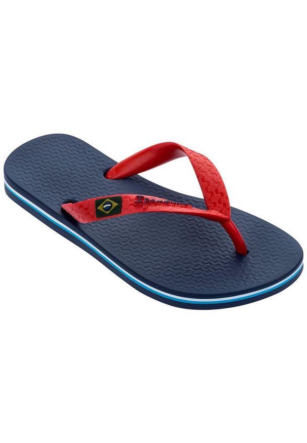 Ipanema Brasil II japonki dziecięce, 35-36, granatowo-białe. Okazja: na co dzień, na plażę. Kolor: niebieski, biały, wielokolorowy. Styl: casual